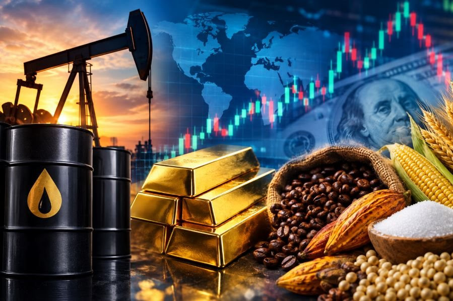Thị trường ngày 24/9: Dầu hạ nhiệt, vàng chịu sức ép từ Fed, nông sản đồng loạt phân hóa