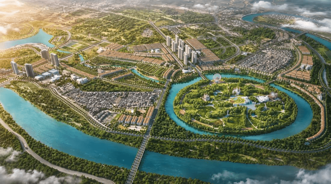 Tỷ phú Phạm Nhật Vượng đang cho xây dựng hơn 4.200 căn nhà liền kề, biệt thự và hàng loạt chung cư cao 31 tầng vốn đầu tư 1,5 tỷ USD tại tỉnh vừa lên thành phố