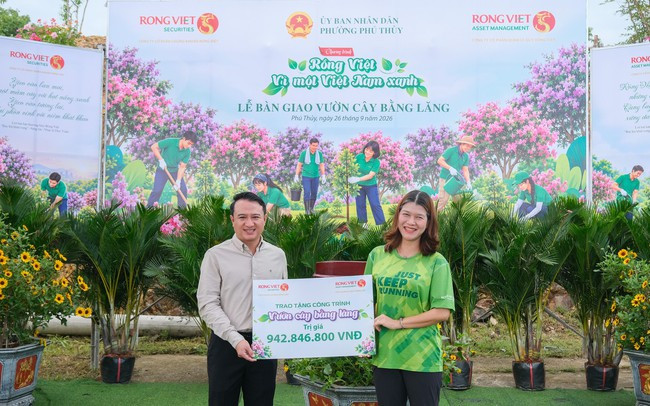 Rồng Việt bàn giao vườn cây bằng lăng 3 ha, nhận bằng khen của tỉnh Lâm Đồng