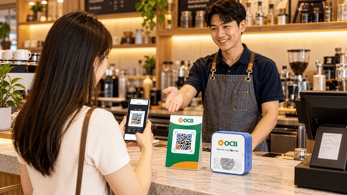 OCB Smart Merchant giúp hộ kinh doanh giảm tải vận hành, tăng tốc bán hàng mùa cao điểm