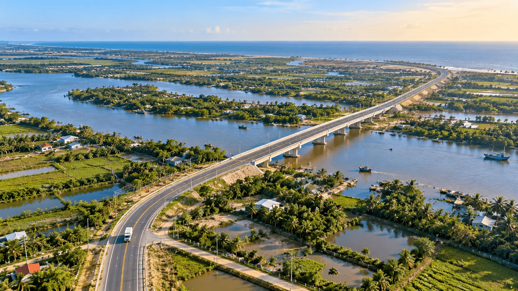Một tỉnh miền Tây sắp có tuyến đường hành lang ven biển dài 60km, vốn đầu tư hơn 9.000 tỷ đồng