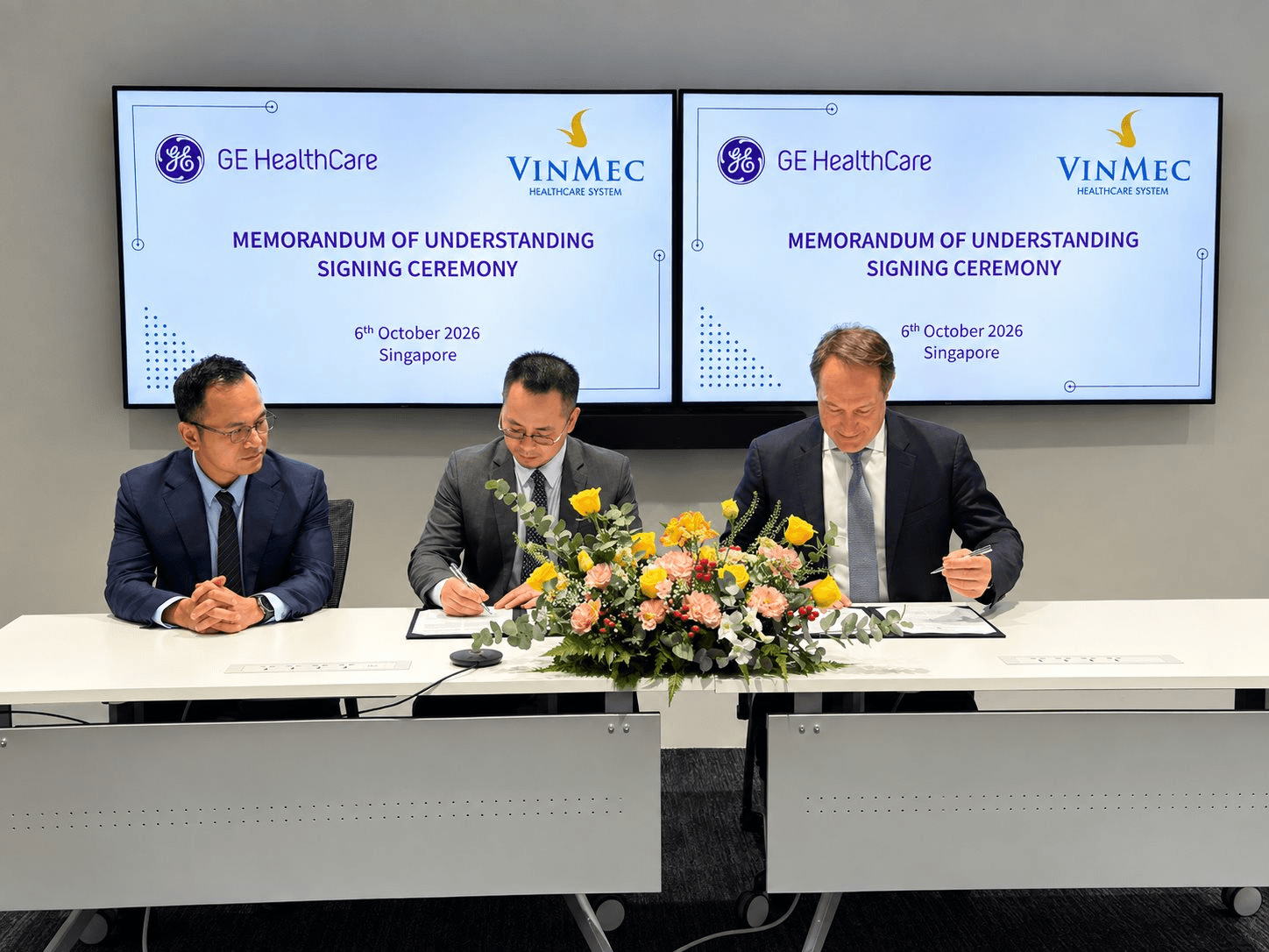 GE HealthCare và Vinmec mở rộng hợp tác chiến lược, nâng cao năng lực y tế toàn diện trên 5 lĩnh vực 