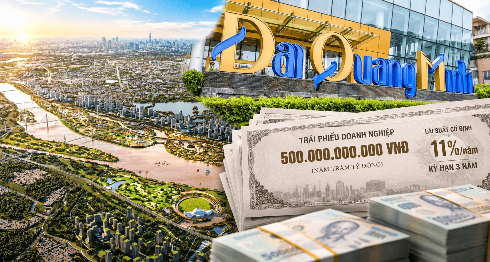 Đại Quang Minh của đại gia Khoa “khàn” liên tục huy động vốn trái phiếu, lãi suất lên tới 11%/năm