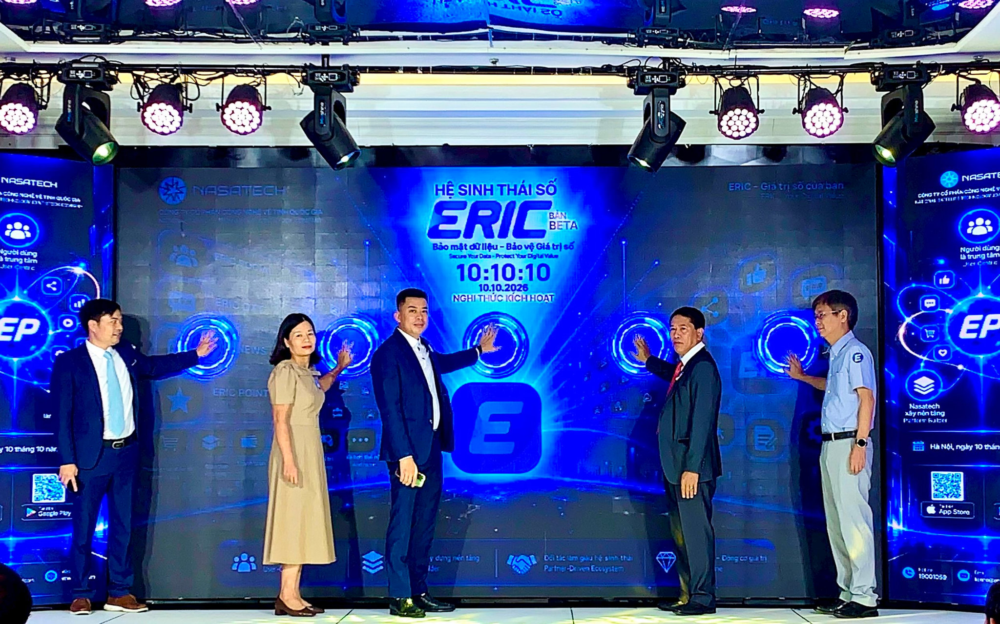 Nasatech ra mắt hệ sinh thái số ERIC bản BETA, hướng tới không gian số mang bản sắc Việt
