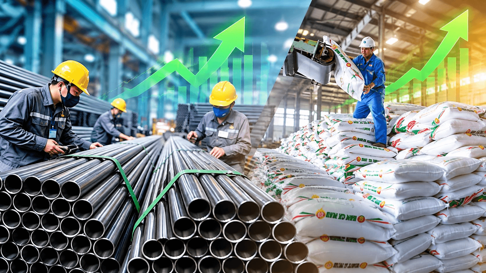 Cổ phiếu thép và phân bón đồng loạt “bay cao” trong ngày VN-Index rơi về sát mốc 1.700 điểm