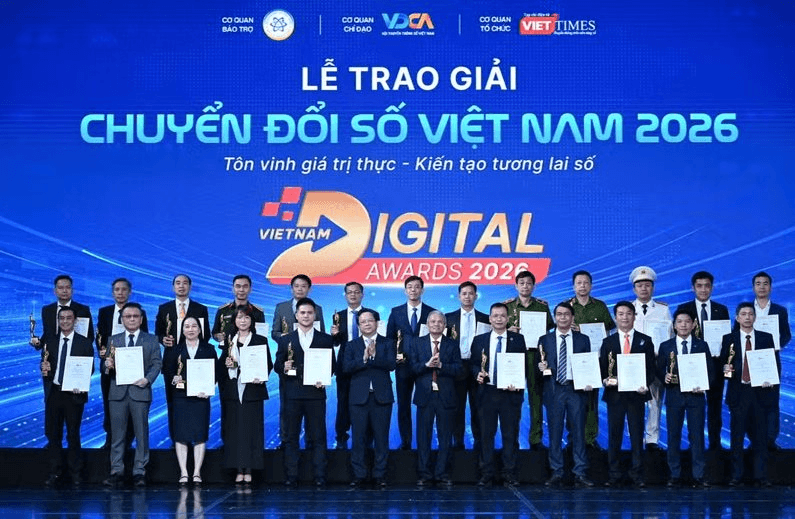 56 tổ chức, sản phẩm, giải pháp cùng 3 cá nhân nhận Giải thưởng Chuyển đổi số Việt Nam 2026