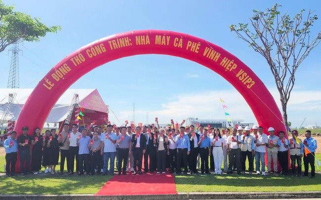 Vĩnh Hiệp khởi công nhà máy cà phê tại TP.HCM VSIP III, công suất 300.000 tấn/năm