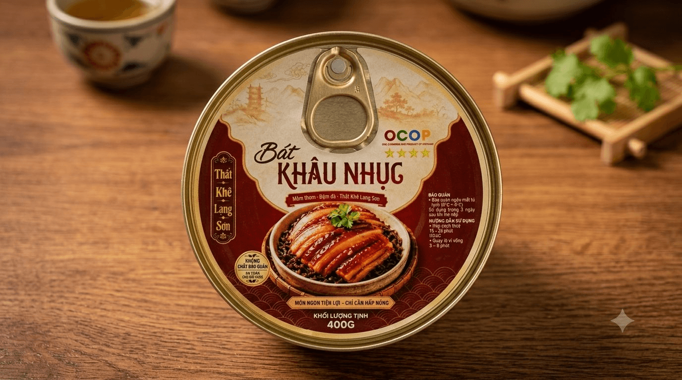Lạng Sơn: Khẩn trương làm rõ thông tin phản ánh về sản phẩm "Bát Khẩu Nhục đóng hộp" trên mạng xã hội