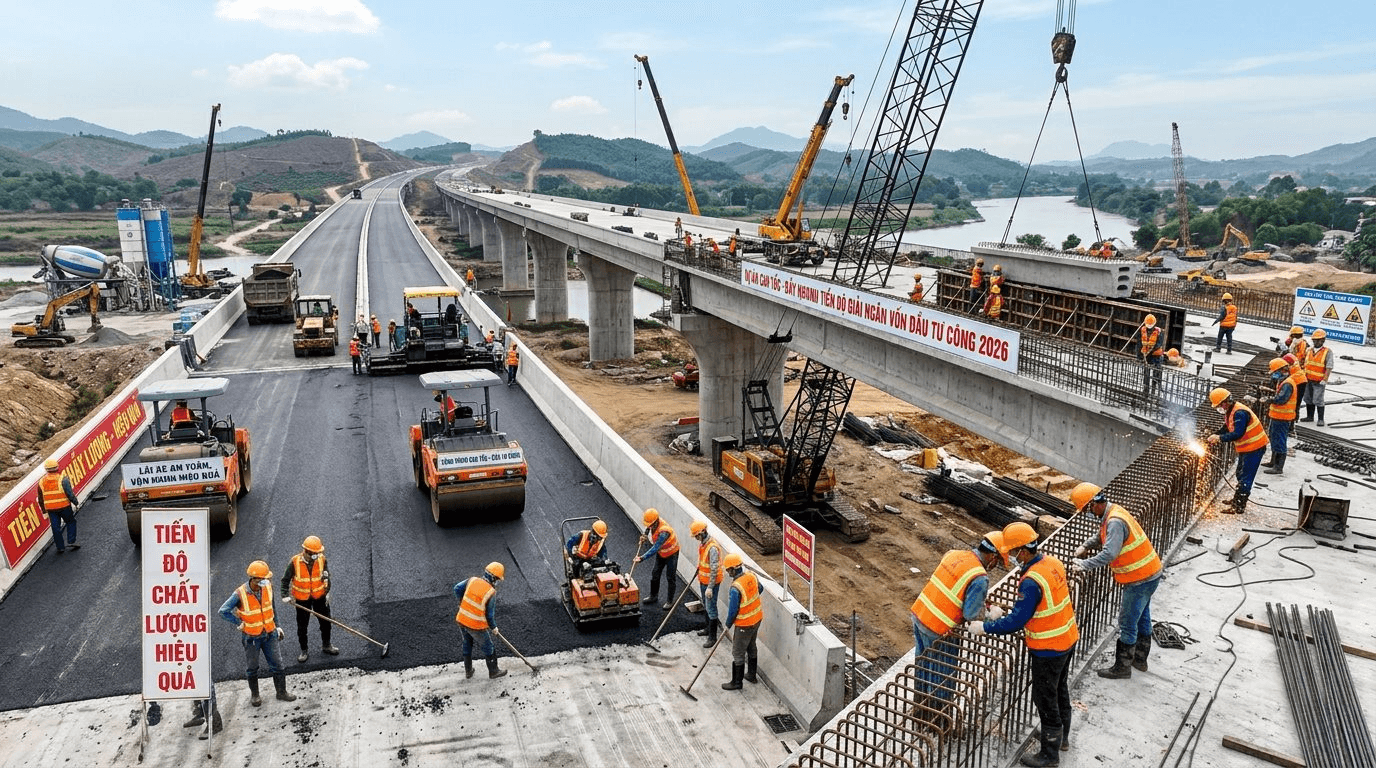 Tiến độ giải ngân đầu tư công mới nhất: Hà Nội và TP.HCM vượt mốc 100 nghìn tỷ