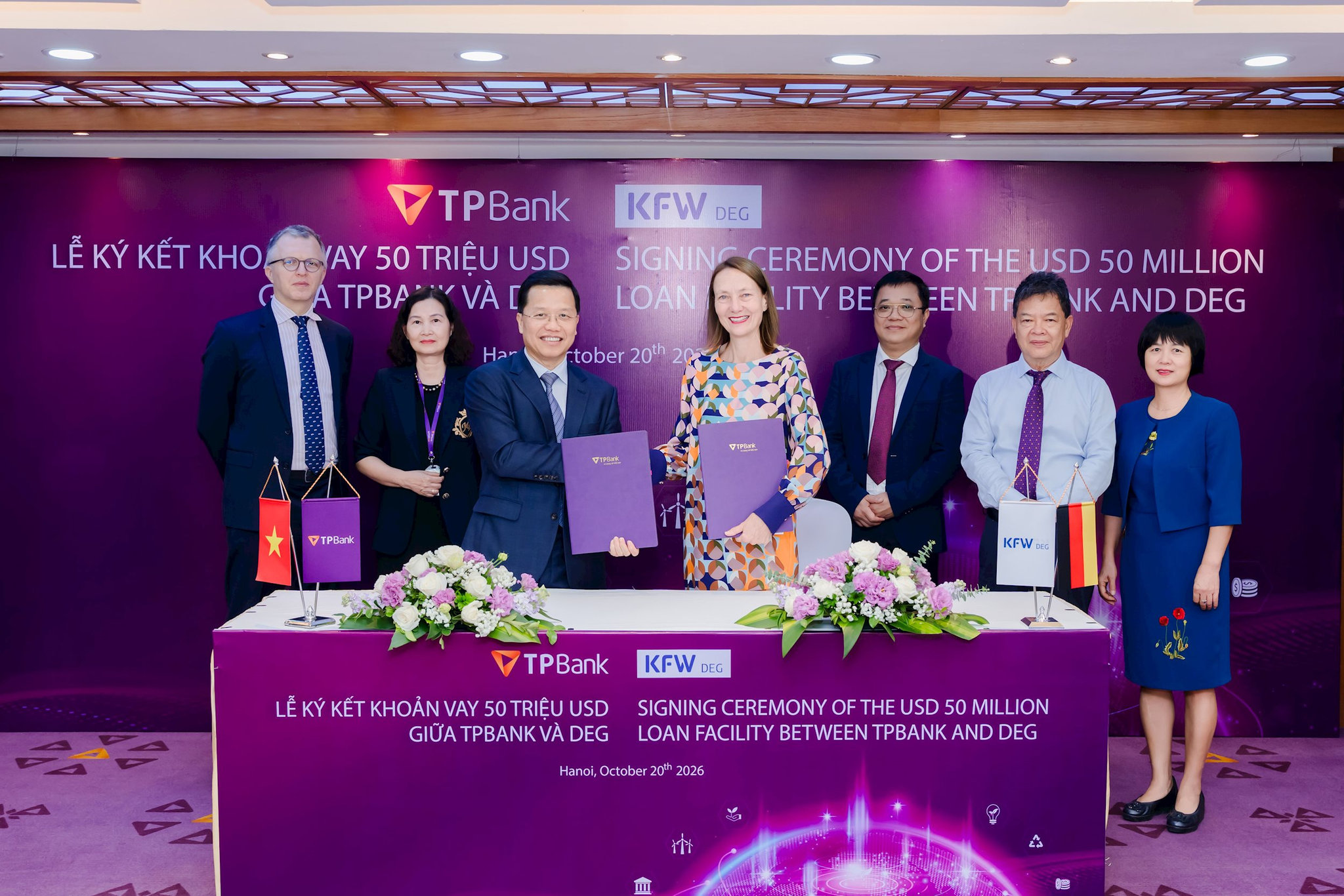 TPBank nhận 50 triệu USD vốn dài hạn từ DEG: Tối ưu nguồn vốn quốc tế, thúc đẩy tài chính xanh