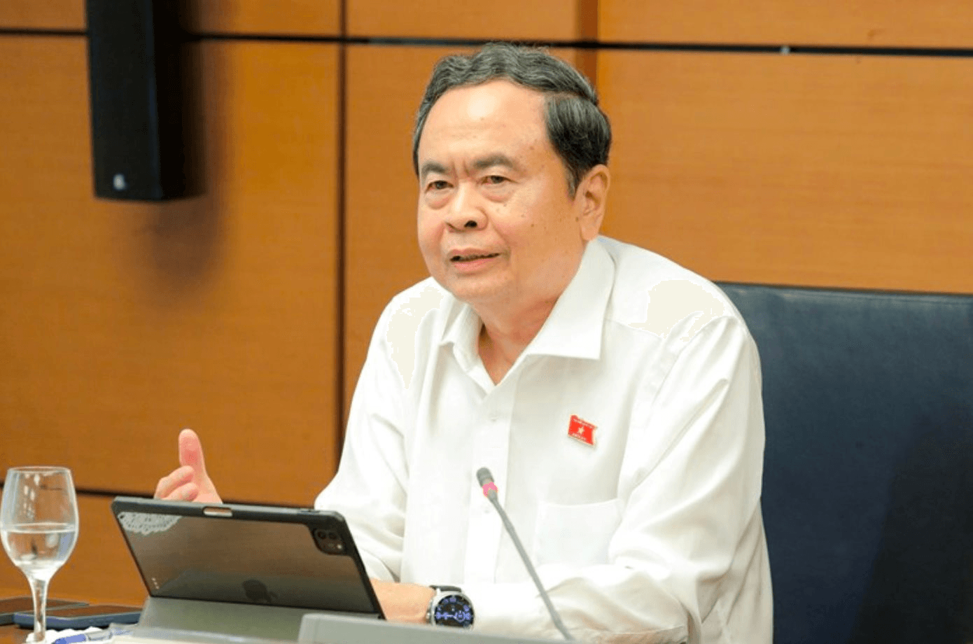 Chủ tịch Quốc hội Trần Thanh Mẫn: Bảo đảm quyền lợi hợp pháp cho người sử dụng đất lâu dài nhưng chưa có "sổ đỏ"