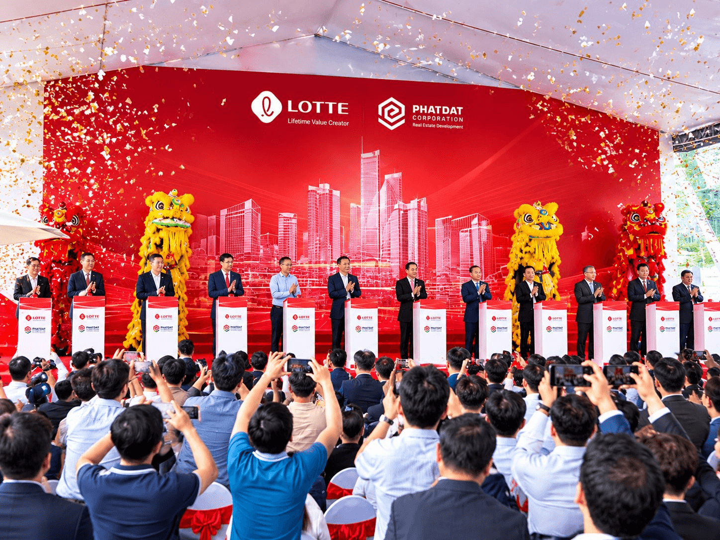Lotte và Phát Đạt chính thức khởi công dự án 60.000 tỷ đồng tại “đất vàng” Thủ Thiêm
