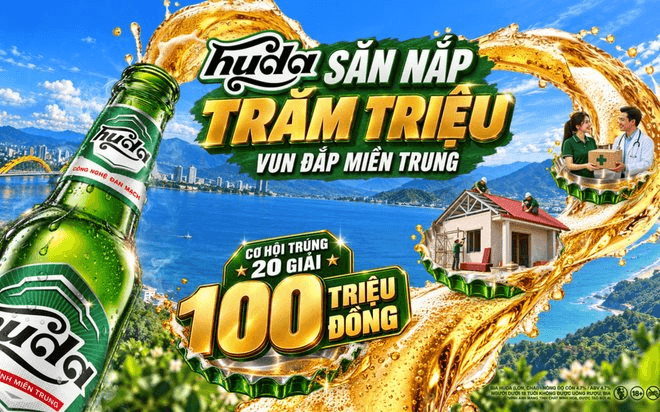 ‏Khai mở "Chiến thắng kép" cùng bia Huda‏‏: Niềm vui trúng lớn‏‏ song hành cùng dựng xây quê hương miền Trung