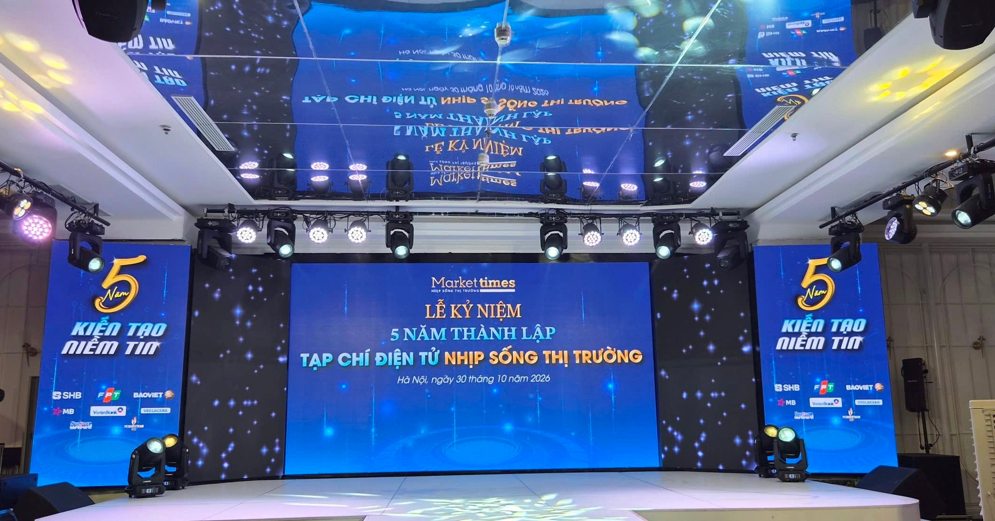 Sáng nay (30/10) diễn ra Lễ kỷ niệm 5 năm thành lập MarketTimes