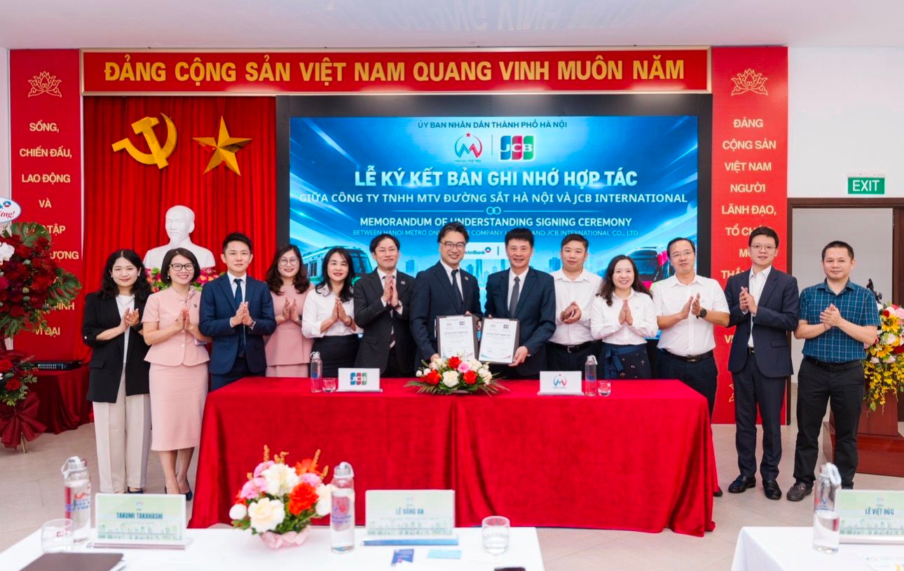 Hà Nội Metro hợp tác với JCB International, dự kiến triển khai thanh toán không tiếp xúc từ năm 2027