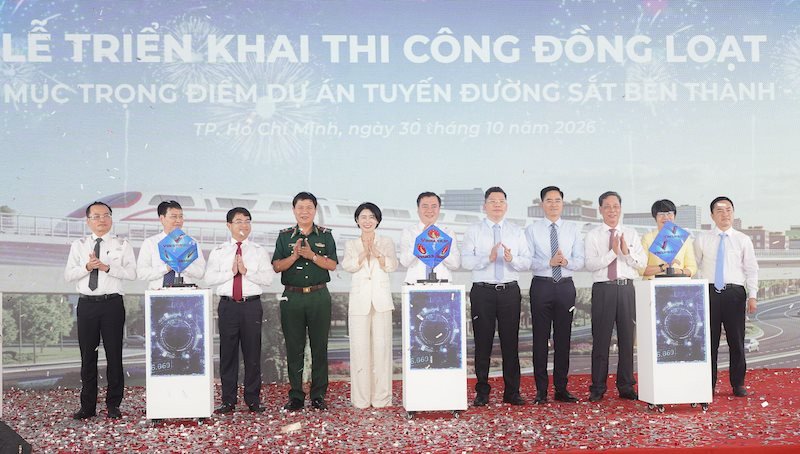 VinSpeed tăng tốc thi công đường sắt Bến Thành - Cần Giờ, huy động 10.000 nhân sự, đặt mục tiêu vận hành năm 2029