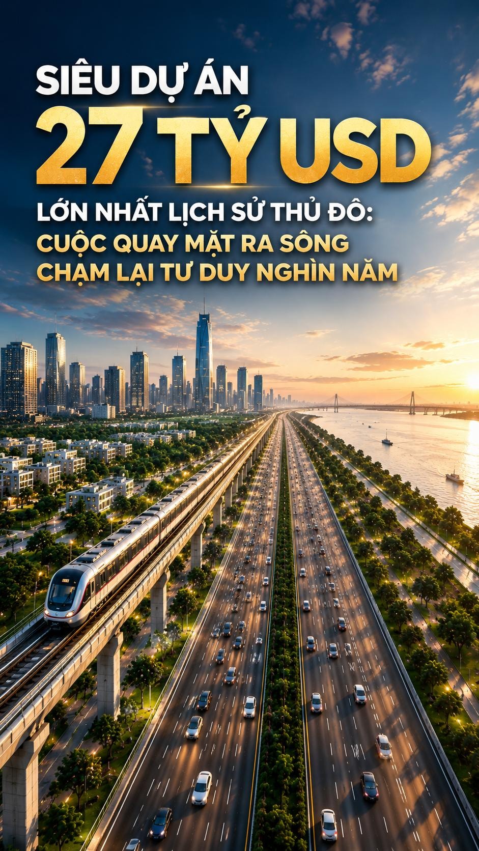Cuộc quay mặt ra Sông chạm lại tư duy nghìn năm
