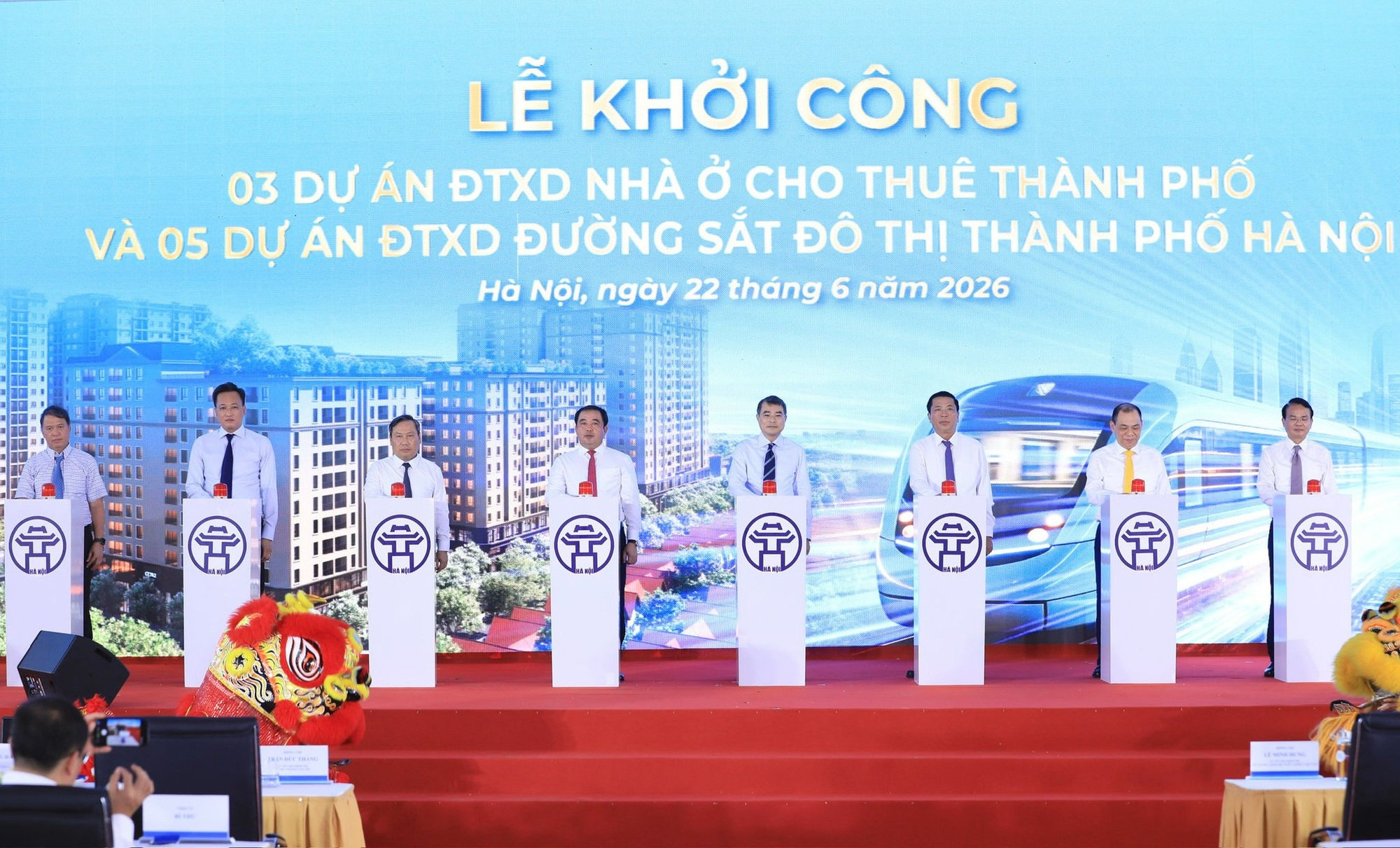 Lễ khởi công 5 tuyến đường sắt