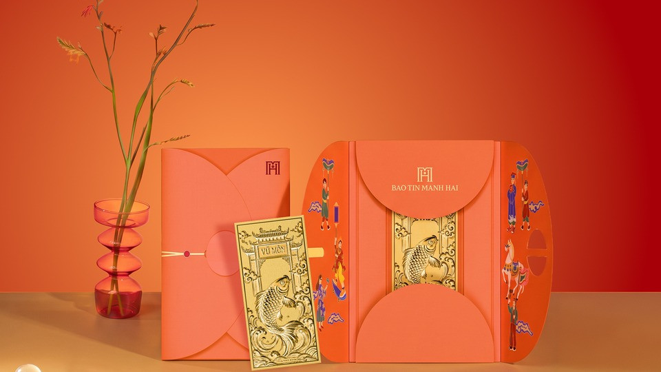 Bộ sản phẩm vàng quà tặng Kim Gia Bảo Gift của Bảo Tín Mạnh Hải