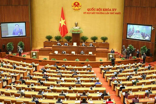 Công bố các Nghị quyết được Quốc hội khóa XV thông qua tại kỳ họp bất thường lần thứ nhất