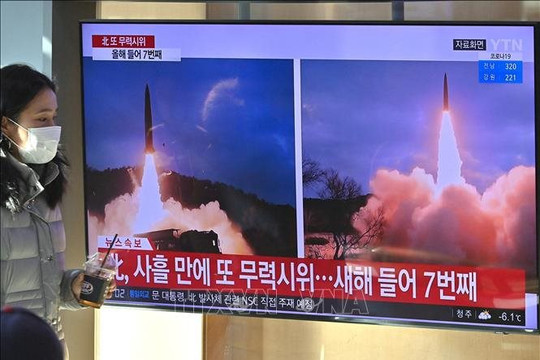Triều Tiên phóng quả tên lửa thứ 7 trong năm 2022