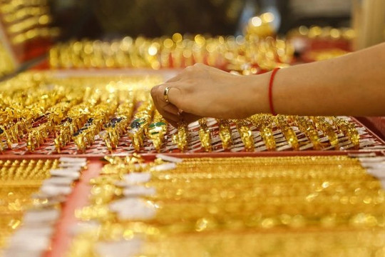 Giá vàng đã chạm mốc kỷ lục 74 triệu đồng/lượng