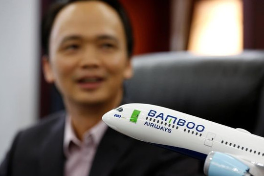 Ông Trịnh Văn Quyết nắm giữ 55,58% vốn điều lệ của Bamboo Airways