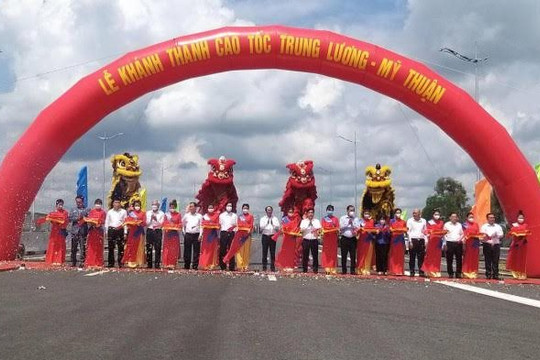 Sau 13 năm, cao tốc Trung Lương – Mỹ Thuận đã được khánh thành