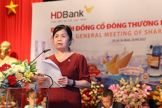 Sau đại hội cổ đông, HDBank tạm khuyết ghế Chủ tịch Hội đồng quản trị