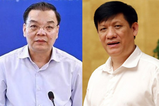 Xem xét, thi hành kỷ luật Chủ  tịch Hà Nội Chu Ngọc Anh và  Bộ  trưởng  Bộ  Y  tế  Nguyễn  Thanh  Long