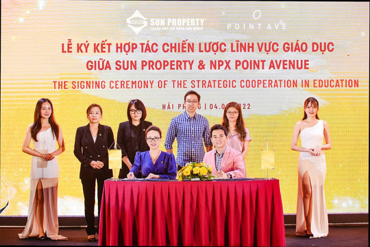 Sun Property ký kết hợp tác với Tập đoàn giáo dục tư nhân NPX Point Avenue