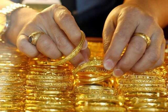 Giá vàng trong nước giảm 150.000 đồng/lượng