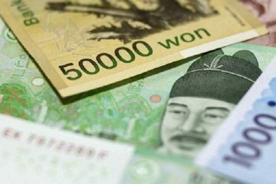 Dự trữ ngoại hối của Hàn Quốc đạt 436,61 tỷ USD 