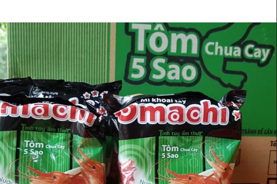 Mỳ Omachi tại Đài Loan bị thu hồi và tiêu hủy