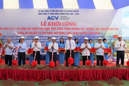 Đường băng sân bay Điện Biên chính thức khởi công