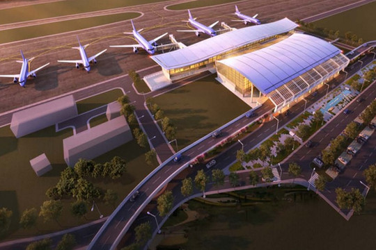 Nhà ga tại sân bay Cát Bi dự kiến đưa vào sử dụng vào tháng 11/2024