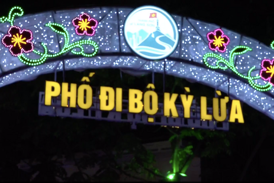 Phố đi bộ Kỳ Lừa (Lạng Sơn): Không gian mới phát triển kinh tế đêm