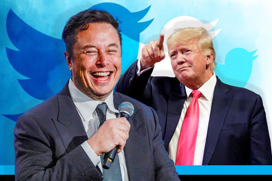 Ông Trump ca ngợi thương vụ thâu tóm Twitter giá 44 tỷ USD của Elon Musk