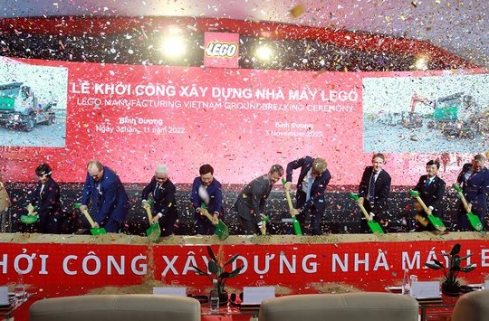Tập đoàn Lego khởi công dự án 1 tỷ USD tại Việt Nam