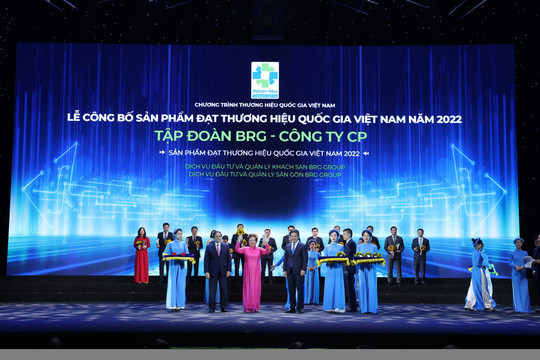 Nhiều thương hiệu thuộc Tập đoàn BRG ﻿﻿được vinh danh “Thương hiệu Quốc gia Việt Nam năm 2022”