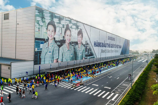 Thành phố sát Hà Nội có  “siêu nhà máy” 7,3 tỷ USD; biến Việt Nam thành công xưởng sản xuất điện thoại của thế giới