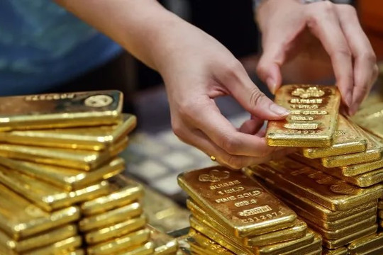 Giá vàng đầu tuần giao dịch ở mức 67,4 triệu đồng/lượng