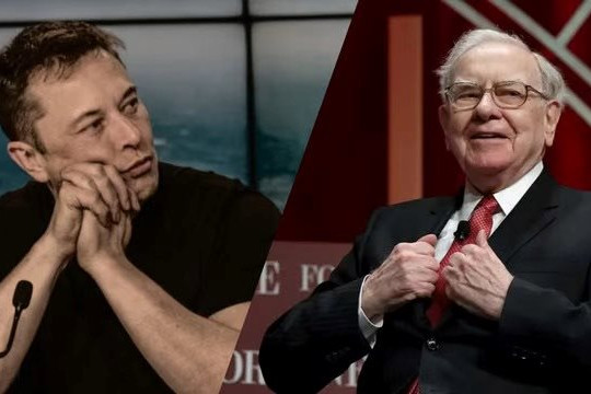Đẳng cấp của một huyền thoại: Warren Buffett thắng lớn, giàu càng thêm giàu, trong khi Elon Musk trải qua năm kinh hoàng