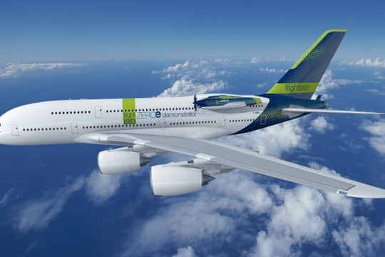 Tham vọng lớn trên bầu trời: ‘Chim sắt’ A380 của Airbus chạy bằng pin hydro cất cánh vào năm 2026