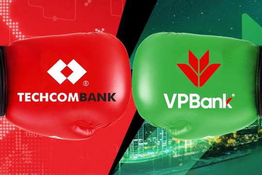 Vốn hóa VPBank vượt Techcombank: Đầu năm còn kém 1 tỷ USD, cuối năm đã cao hơn 1 tỷ USD