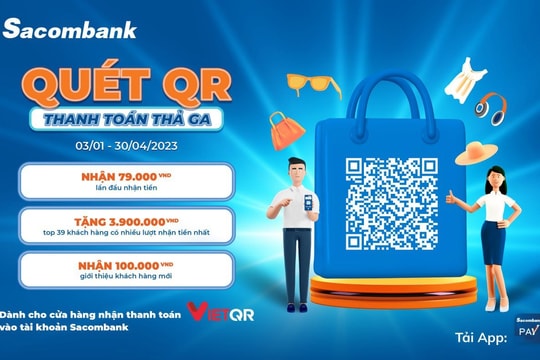 Cùng Sacombank quét QR – thanh toán thả ga