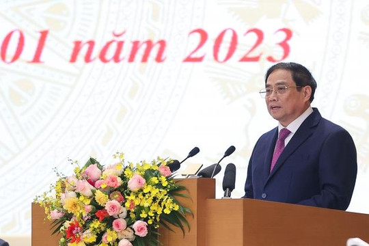 Thủ tướng Phạm Minh Chính: Quyết tâm làm lành mạnh thị trường chứng khoán, TPDN, bất động sản trong năm 2023