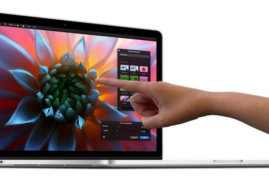 Lúc sinh thời, Steve Jobs luôn "bỉ bôi" màn hình khủng nhưng Apple giờ đây còn muốn làm màn hình cảm ứng cho Macbook