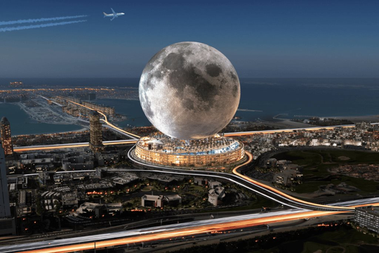 Chưa thể hái sao trên trời nhưng Dubai vẫn có thể tạo ra một 'mặt trăng' giữa thành phố: Trị giá 'sương sương' 5 tỷ USD, chứa 4000 phòng khách sạn 5 sao