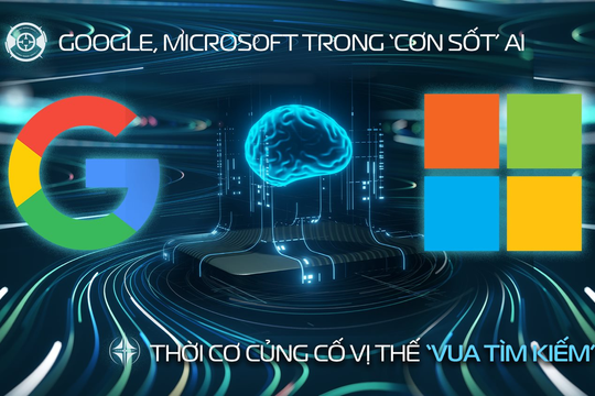 Google, Microsoft trong cơn sốt AI: Thời cơ củng cố vị thế ‘vua tìm kiếm’, nếu thành công sẽ như ‘hổ mọc thêm cánh’ ở thung lũng Silicon